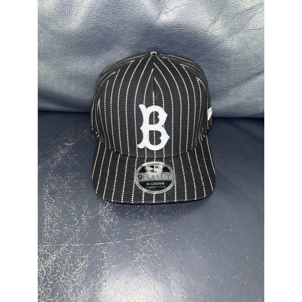 New Era 9Forty Brooklyn Dodgers A-Frame Dotted Pinstripe Energy Snapback Hat New